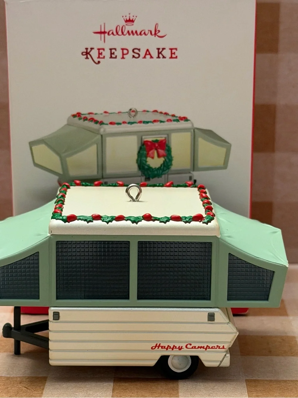 Hallmark Keepsake Happy Campers Ornament QGO1669 2015 RV Adventures Pop Up